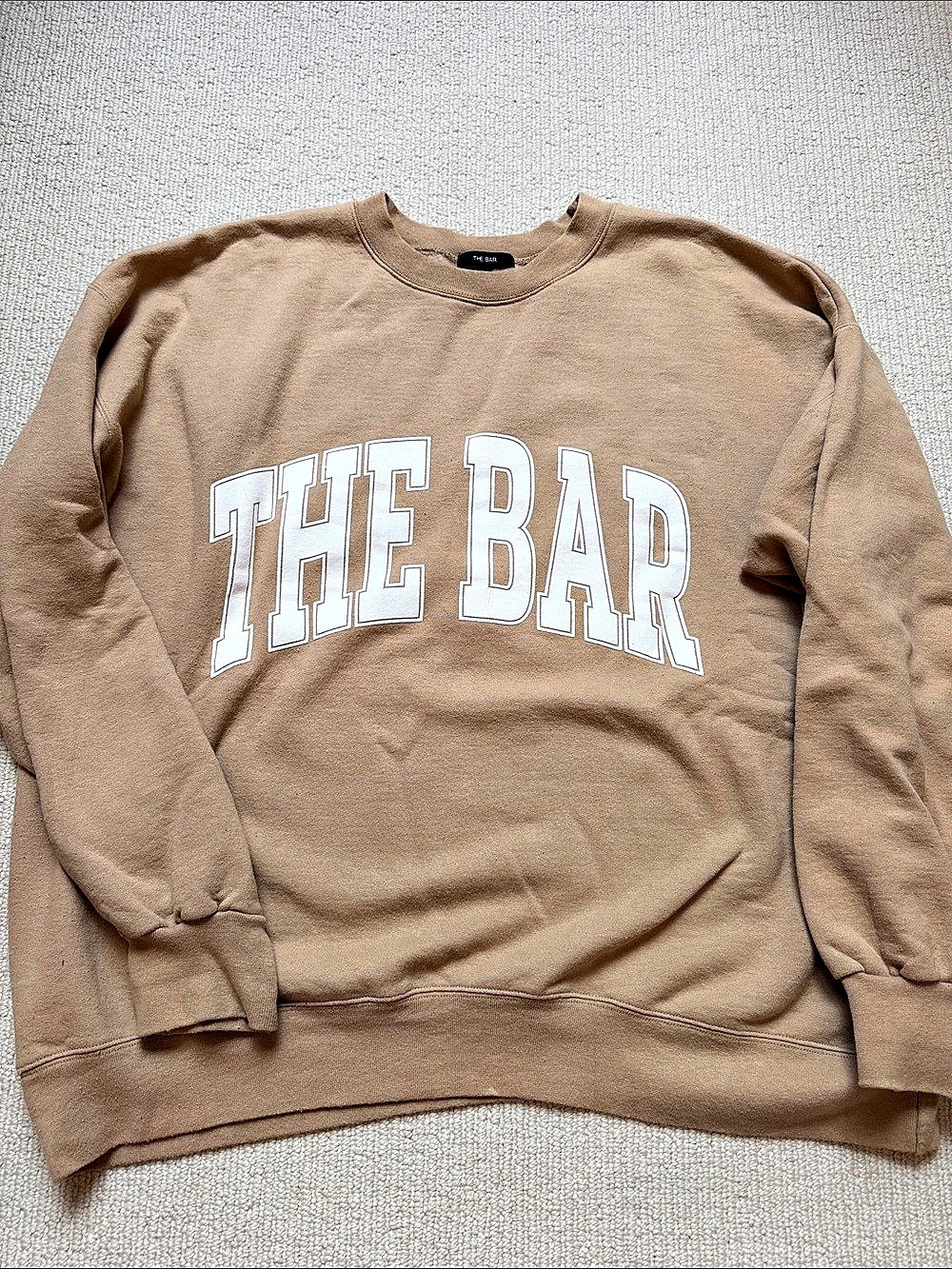 The Bar Varsity Sweatshirt Graphic Crewneck XL